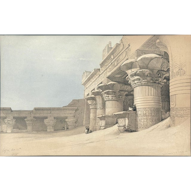 Original 19th-century hand-tinted folio lithograph from Egypt & Nubia From Drawings Made on the Spot by David Roberts,...