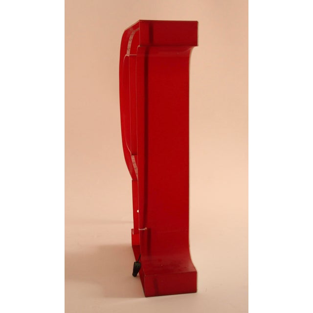 Large Mid-Century Modern Illuminated Letter P, 1970s For Sale - Image 6 of 9