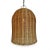Tea stain wicker dome lantern in medium size. Each may have slight variations in finish and handmade characteristics....