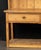 Irish Pine Wood Kitchen Dresser, in two parts, the top hutch with two shelves above three drawers and undertier. 82.5" H x...