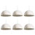 1960s Dutch Space Age White Metal Pendant Light from Raak, 1960s For Sale - Image 5 of 5