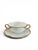 Traditional Antique 1900s Haviland Limoges "Silver Anniversary" Bouillon Cups & Saucers - Set of 8 For Sale - Image 3 of 11