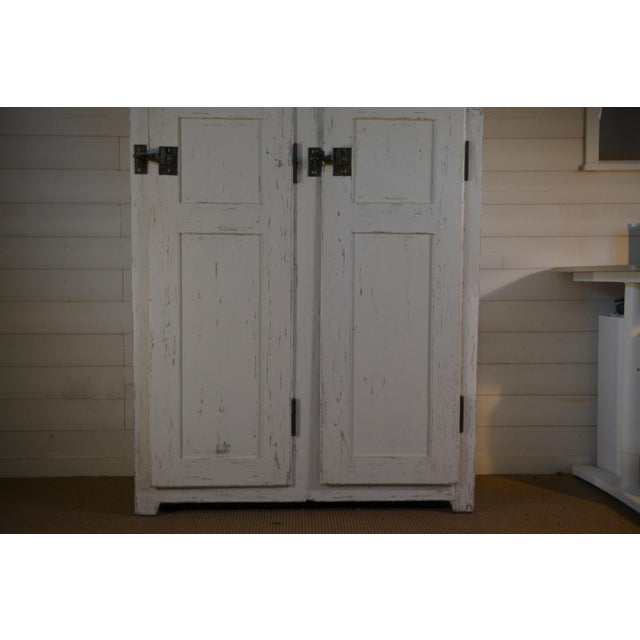 1950s White Wooden Cabinet, 1950s For Sale - Image 5 of 16