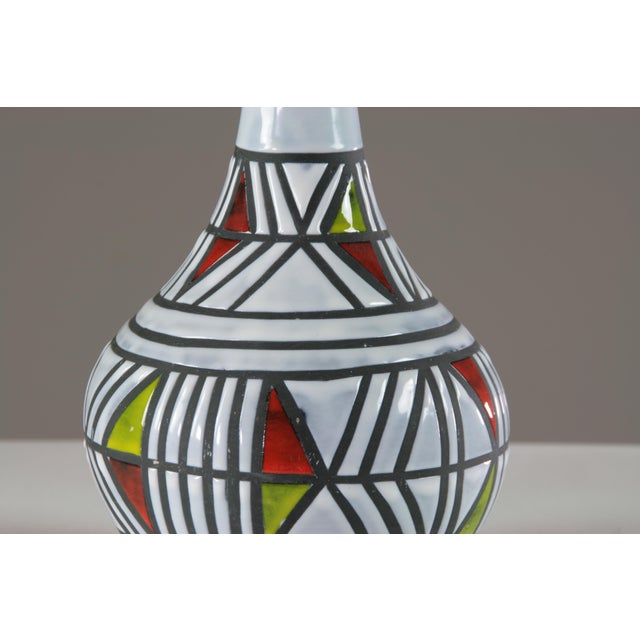 Ceramic Long-Necked Vase by Roger Capron, France, 1950s For Sale - Image 7 of 8