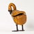 Mid-Century Modern Fine Vintage Woven Wicker Goose Basket With Removable Wooden Wing Topper For Sale - Image 3 of 17