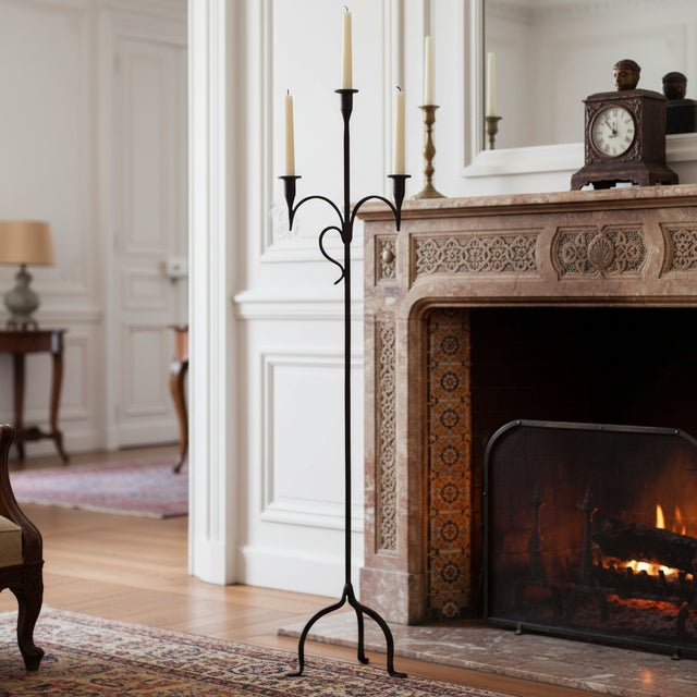 Slim Sophistication: The Space-Saving Iron Candelabra ️ Prove that you don’t need a massive footprint to make a big...