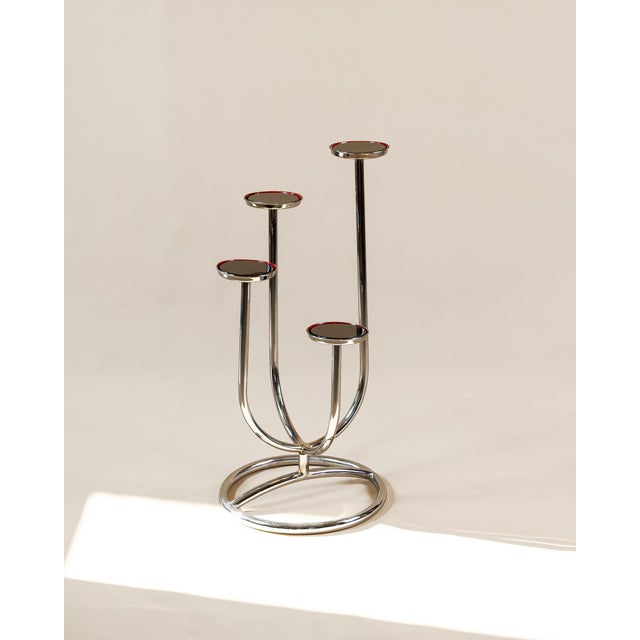 Wood Functionalist Flower Etager, 1930s For Sale - Image 7 of 7