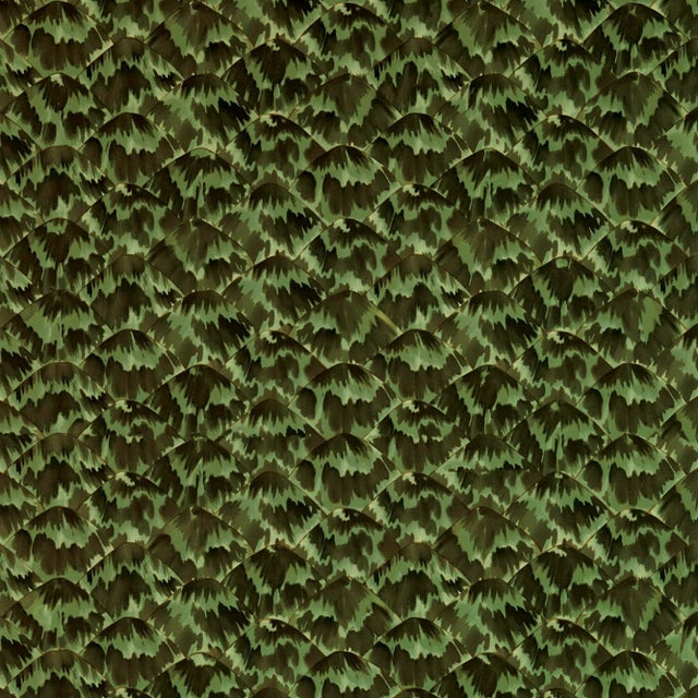 Contemporary Sample - Schumacher X Celerie Kemble Tortoise Wallpaper in Amazon For Sale - Image 3 of 3