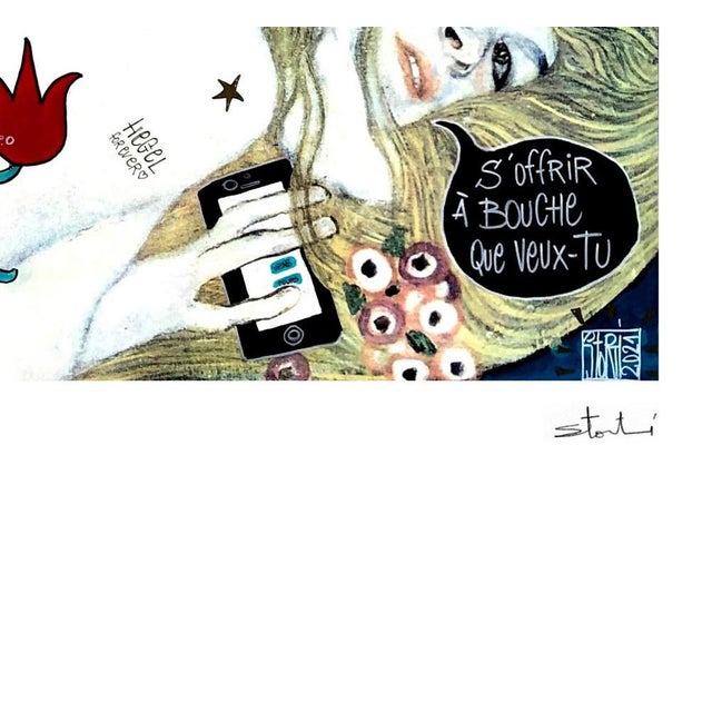 Yohan Storti, Nude A Bouche Que Veux-Tu, 2022, Silkscreen For Sale - Image 5 of 6
