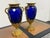 Neoclassical Swedish Neoclassical Gilt Bronze-Mounted Cobalt Blue Vases, Pair For Sale - Image 3 of 12