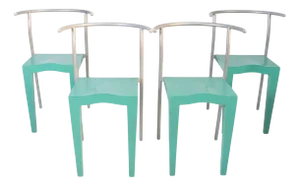 Dr. Glob Chairs by Philippe Starck for Kartell, 1980s, Set of 4