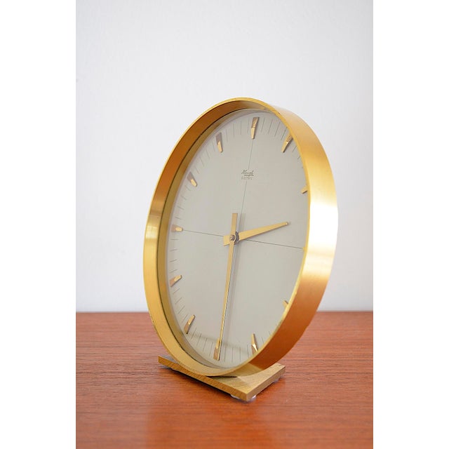 Table Clock by Heinrich Möller for Kienzle, 1960s For Sale - Image 3 of 8