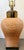 1980s Cottage Style Terracotta & Brass Table Lamp For Sale In Miami - Image 6 of 6