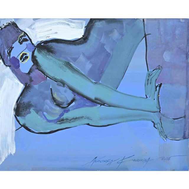 Anastasia Kurakina, Who Am I?, Watercolor, 2016 For Sale - Image 3 of 3