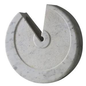 Vase in Carrara Marble by Sergio Asti, 1960