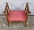 Small Bench with Walnut Wheelchanders, 1800s For Sale - Image 12 of 18