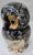 Mid-Century Volterra Alabaster Owl Figurine With Glass Eyes, Italian Hand-Carved Sculpture For Sale - Image 4 of 9