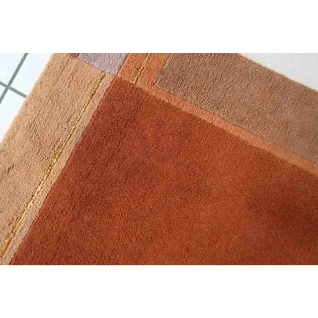 1970s Handmade Vintage Tibetan Khaden Rug 4' X 5.3' For Sale In New York - Image 6 of 11