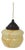 Art Deco Pendant Lamp with Marbleized Glass Shade, 1930s For Sale