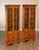 High Quality American Made Pair Of Maple Corner Cabinets By Ethan Allen From The 1776 Collection. Each Features Upper...