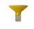 Mid 20th Century Pair of Yellow Murano Glass Stem Dish Candlestick Holders, Pair For Sale - Image 4 of 11