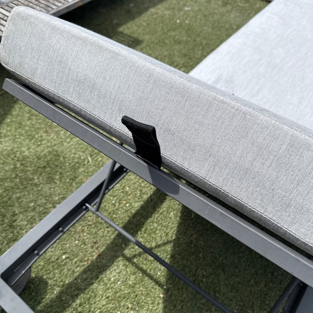 Gloster Grid Outdoor Chaise Lounger For Sale - Image 11 of 12