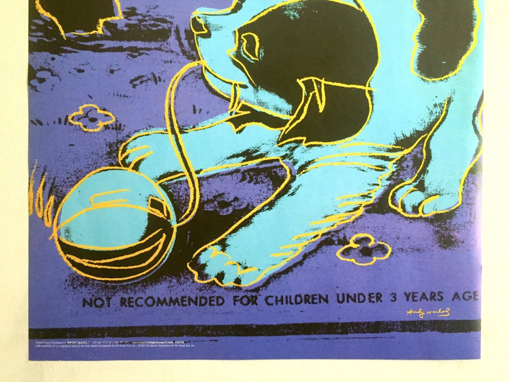 AndyWarhol オリジナルポスター 1983年 Andy Warhol Foundation Pop Art Poster Print 