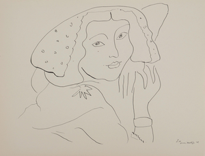 Henri Matisse, Femme au regard tendre, Lithograph