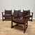 Leather intactDimensions: W: 56cm H: 67cm D: 50cm Item: 4 fireside chairs Item no.: 815 Origin: Vienna around...