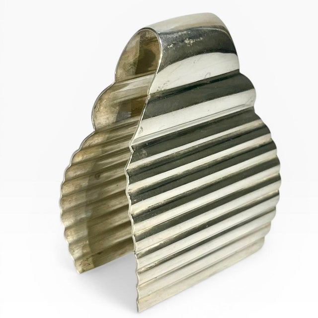 Christofle Vintage Art Deco Christofle Silver Plate Asparagus Tongs by Luc Lanel For Sale - Image 4 of 13