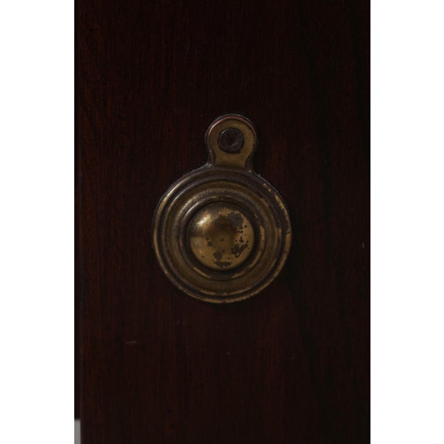 Ethan Allen Cherry Georgian Court Queen Size 4 Post Bed For Sale - Image 9 of 12