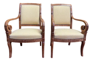 Set of Restoration Style Armchairs