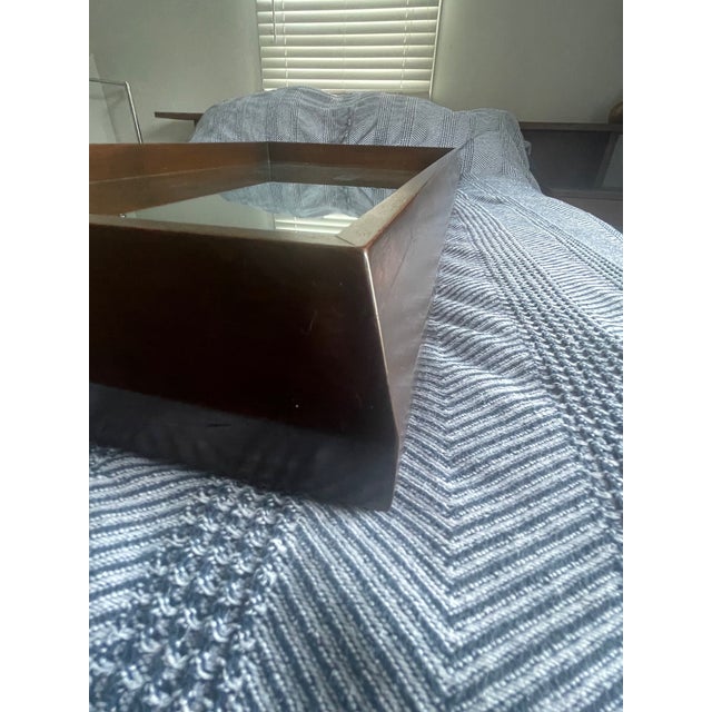 Drexel Drexel Perspective Mirror Attributed to Milo Baughman For Sale - Image 4 of 7