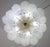 Transparent 1980s Como, Italian Murano Glass Ceiling Light or Flush Mount For Sale - Image 8 of 10