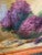 Purple Lilac's of the Fields Vintage Oil Painting by Trevor Jank - Botanical For Sale - Image 8 of 13