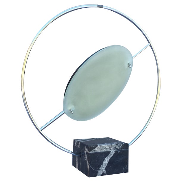 Saturn Table Lamp by Lucien Gau, 1970s For Sale