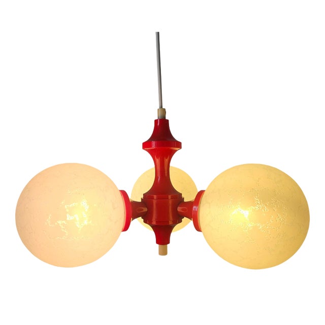 Mid-Century Sputnik Pendant Light by Richard Essig, Germany, 1970s For Sale