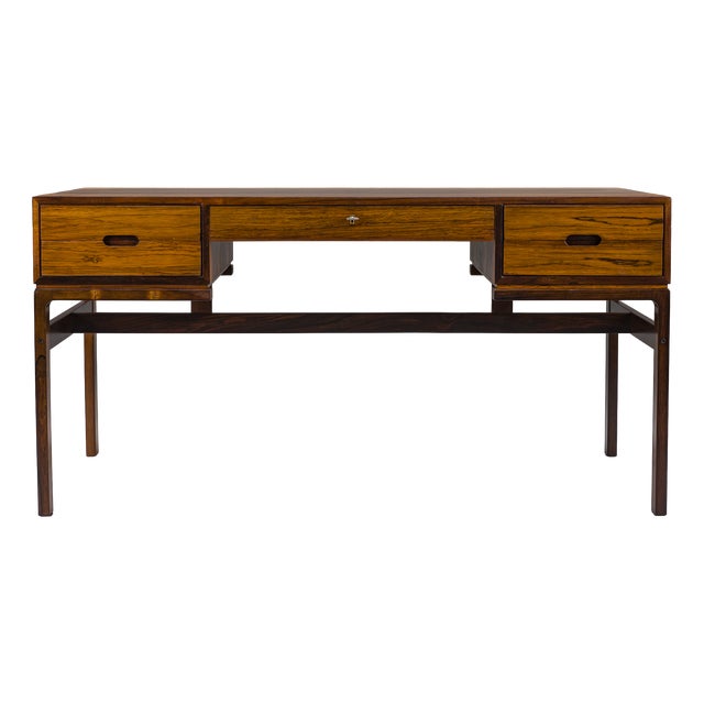 Model 80 Executive Desk by Arne Wahl Iversen for Vinde Møbelfabrik, Denmark, 1950s For Sale