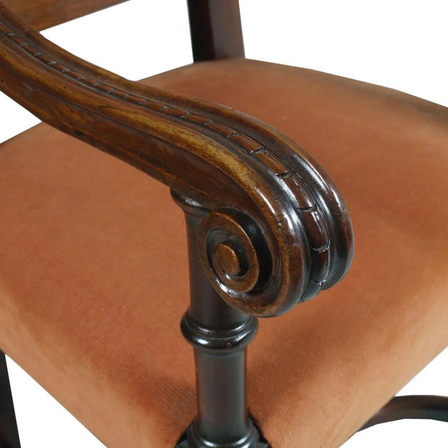 1920s Vintage Carved Renaissance Throne Armchair from Bonciani For Sale - Image 5 of 10