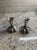 Pair of Towle sterling silver candlesticks. 4" tall x 3.5" base. Made by Towle Silversmiths, circa 20th century USA....