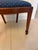 Blue Antique Mahogany Shield Back Dining Chairs and Carvers, 1920, Set of 12 For Sale - Image 8 of 18