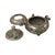 Chinese Silver Color Round Dragon Theme Incense Burner Display Art For Sale - Image 12 of 18