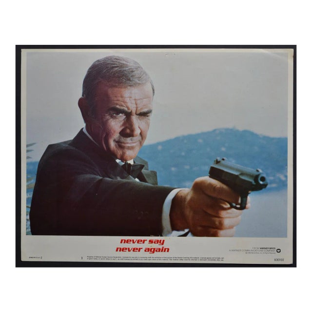 James Bond 007 Never Say Never Again Original Lobby Card, UK, 1984 For Sale