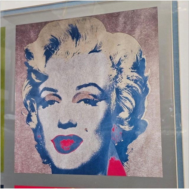 Ten Marilyns 1967 アンディウォーホル額装80x33.5cm Ten Marilyns, 1967 by Andy Warhol Offset Lithograph - 10