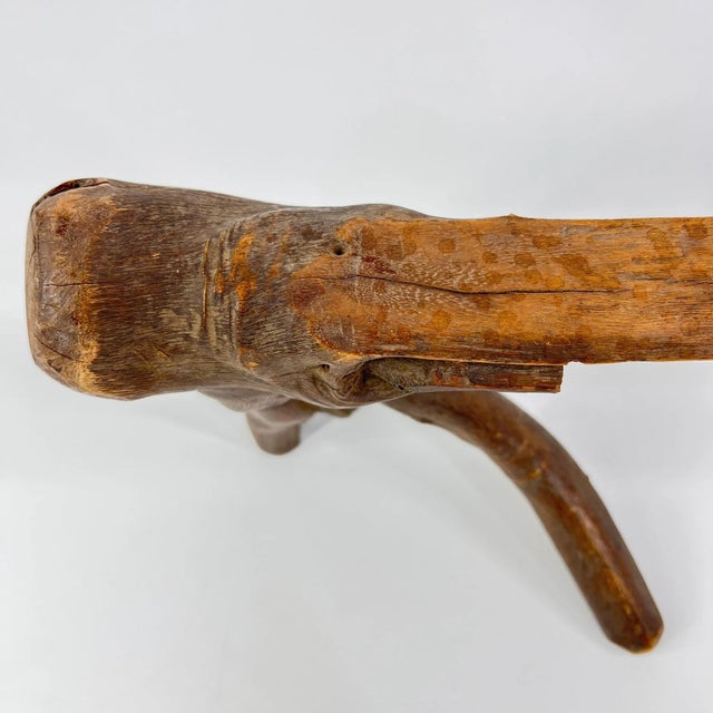 Brown Early 20th Century Dinka Stool For Sale - Image 8 of 8