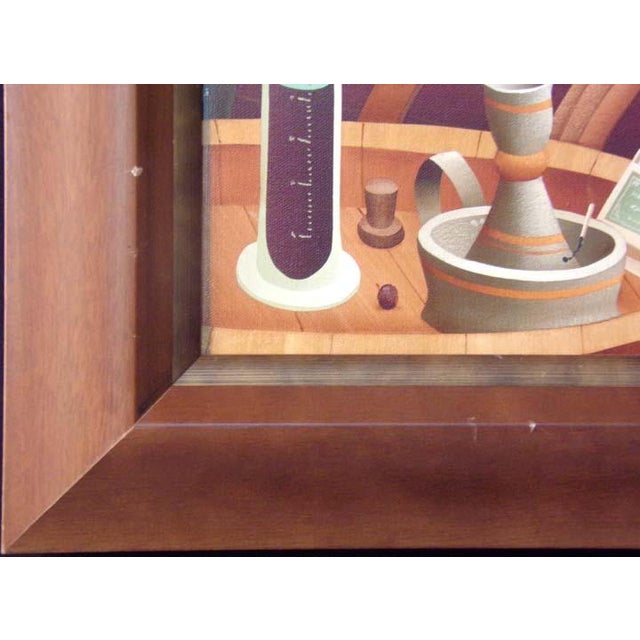 Anton Arkhipov "Spirit of the Wine"Hand Signed Custom Framed Art For Sale - Image 4 of 4