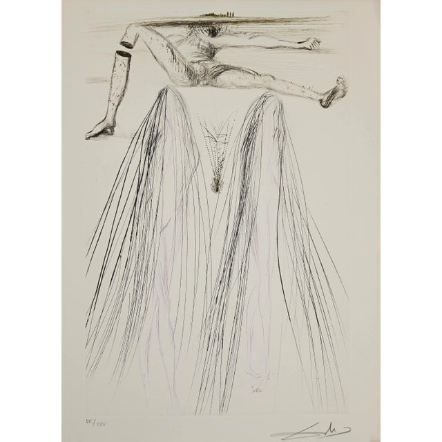 Salvador Dalí - The Beliagog Géant (the Giant Beliagog) - Drypoint - 1969 For Sale - Image 4 of 4