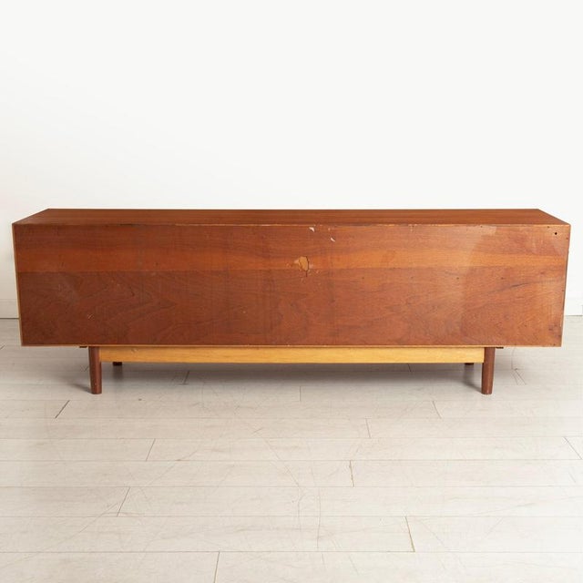 Brown Mid-Century Modern Sideboard in Tola with Metal Handles by Victor Wilkins for G-Plan, 1960s For Sale - Image 8 of 11