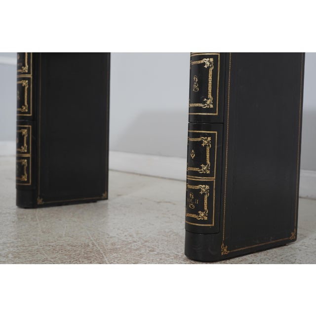 Maitland Smith Leather Wrapped 7 Drawer Console Sofa Table For Sale - Image 11 of 18