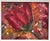 Ameryllis Study 2 - Miniature Abstract Floral Canvas Art by Contemporary Artist 2005 For Sale - Image 10 of 12